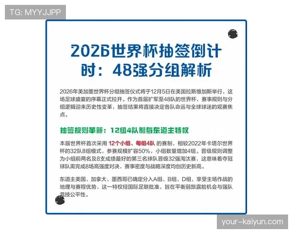 2026世界杯东道主如何参与抽签分组 2026世界杯东道主如何参与抽签分组